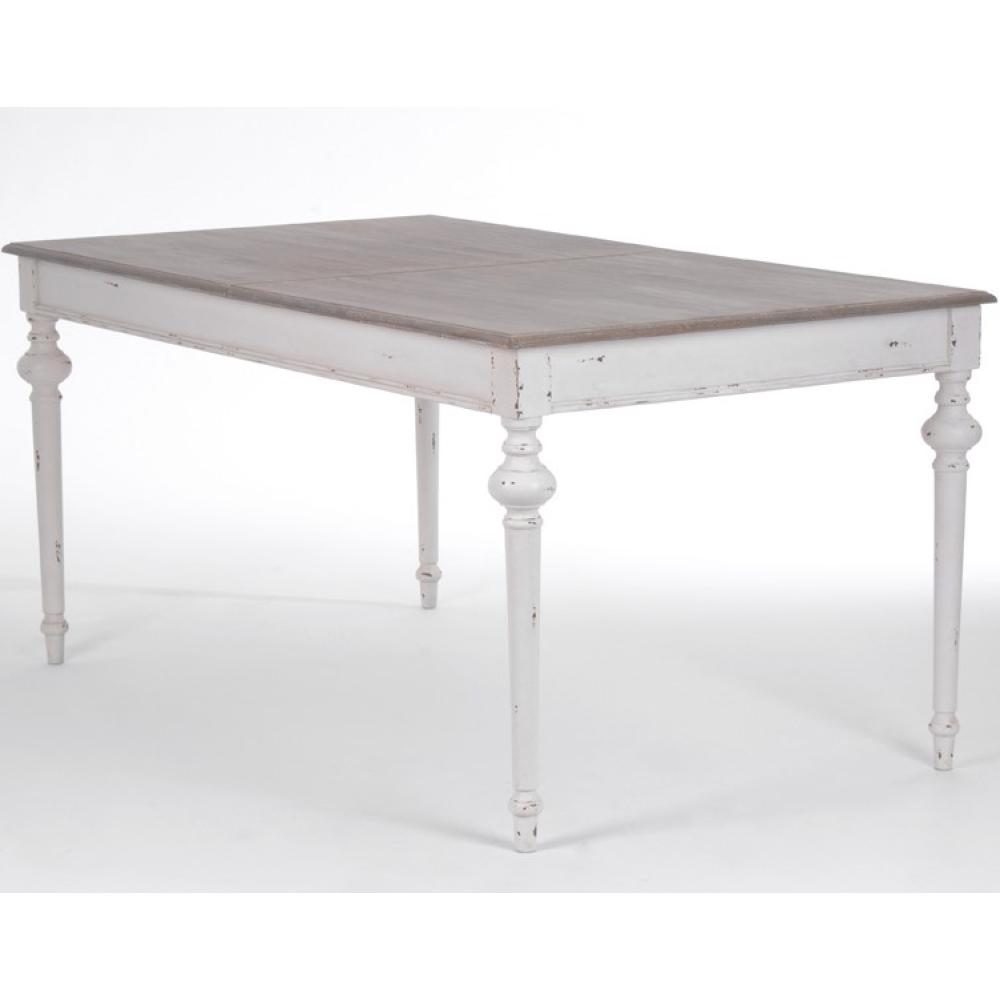 klasszikus provence etkezoasztal asztal tomorfa konyha butor rusztikus mediterran vintage feher nyithato hosszabbithato kecses nagymeretu asztal butorok lameridiana klasszikus elegans.jpg